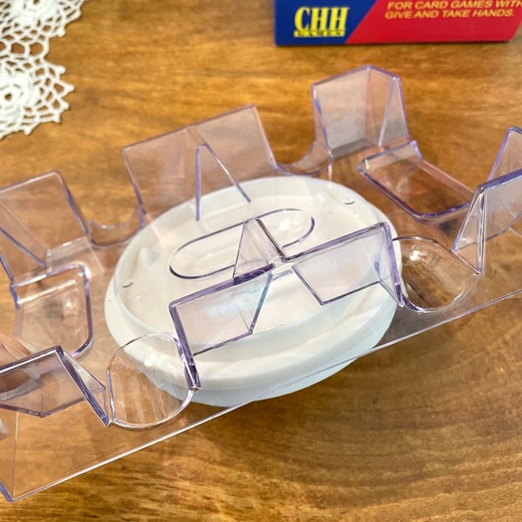 Dual Deck Revolving Card Holder - Picture 3 of 3